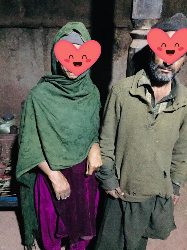 Medical camp setup in a rural Pakistani village